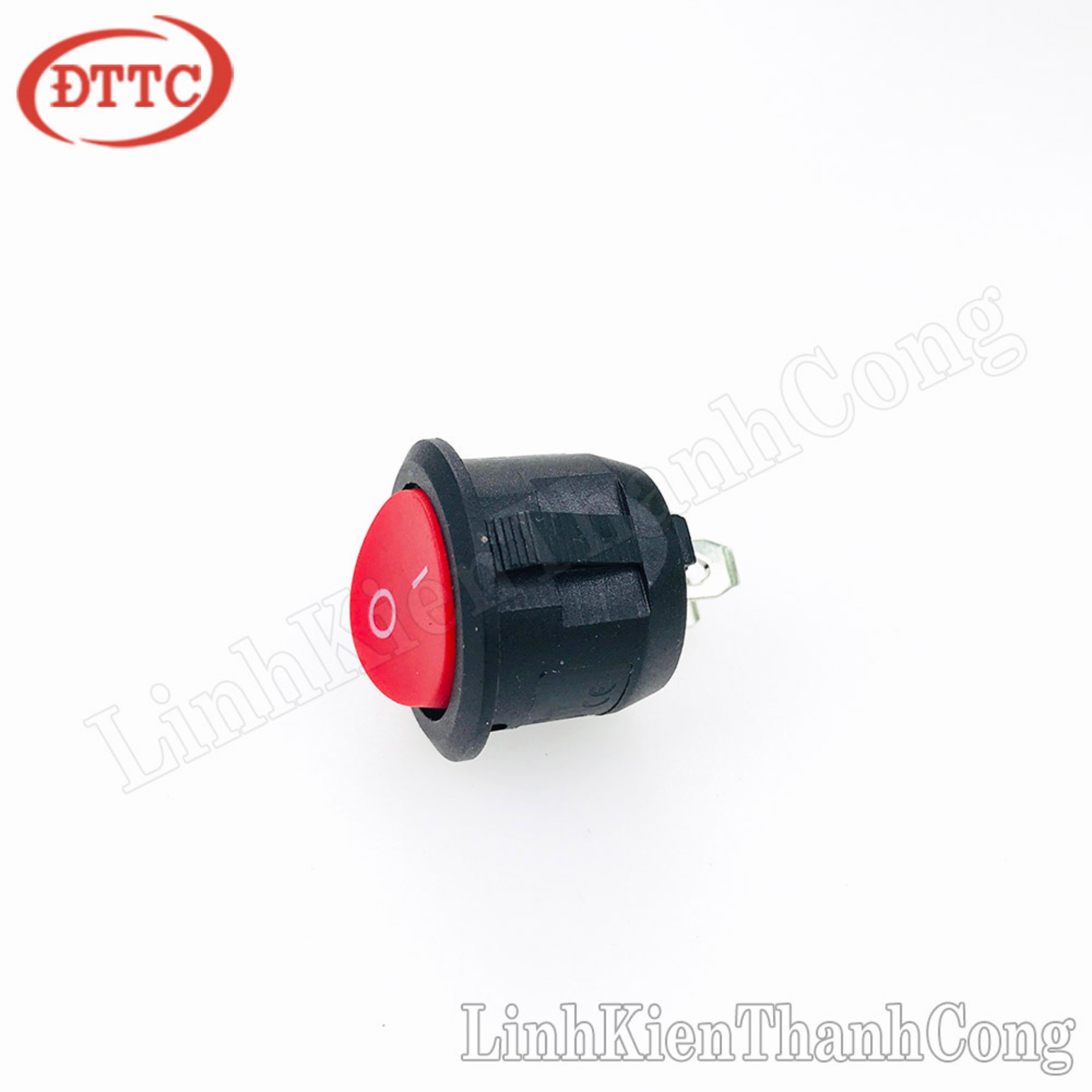 Công tắc bập bênh tròn kcd1-105 6a 250v 2p đỏ