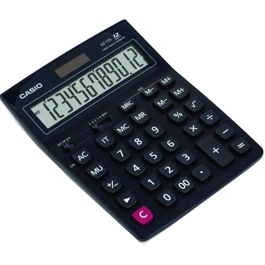 Máy tính bỏ túi Casio GZ-12S (Đen)