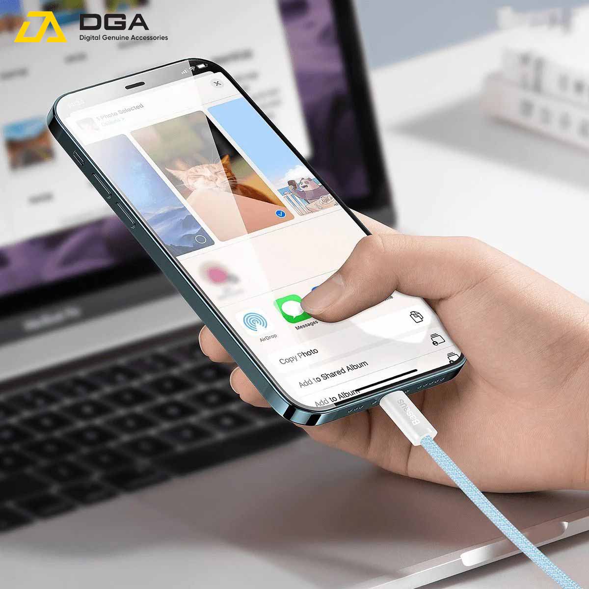Cáp sạc Type C to iP 20W Baseus Dynamic Series Fast Charging Data Cable