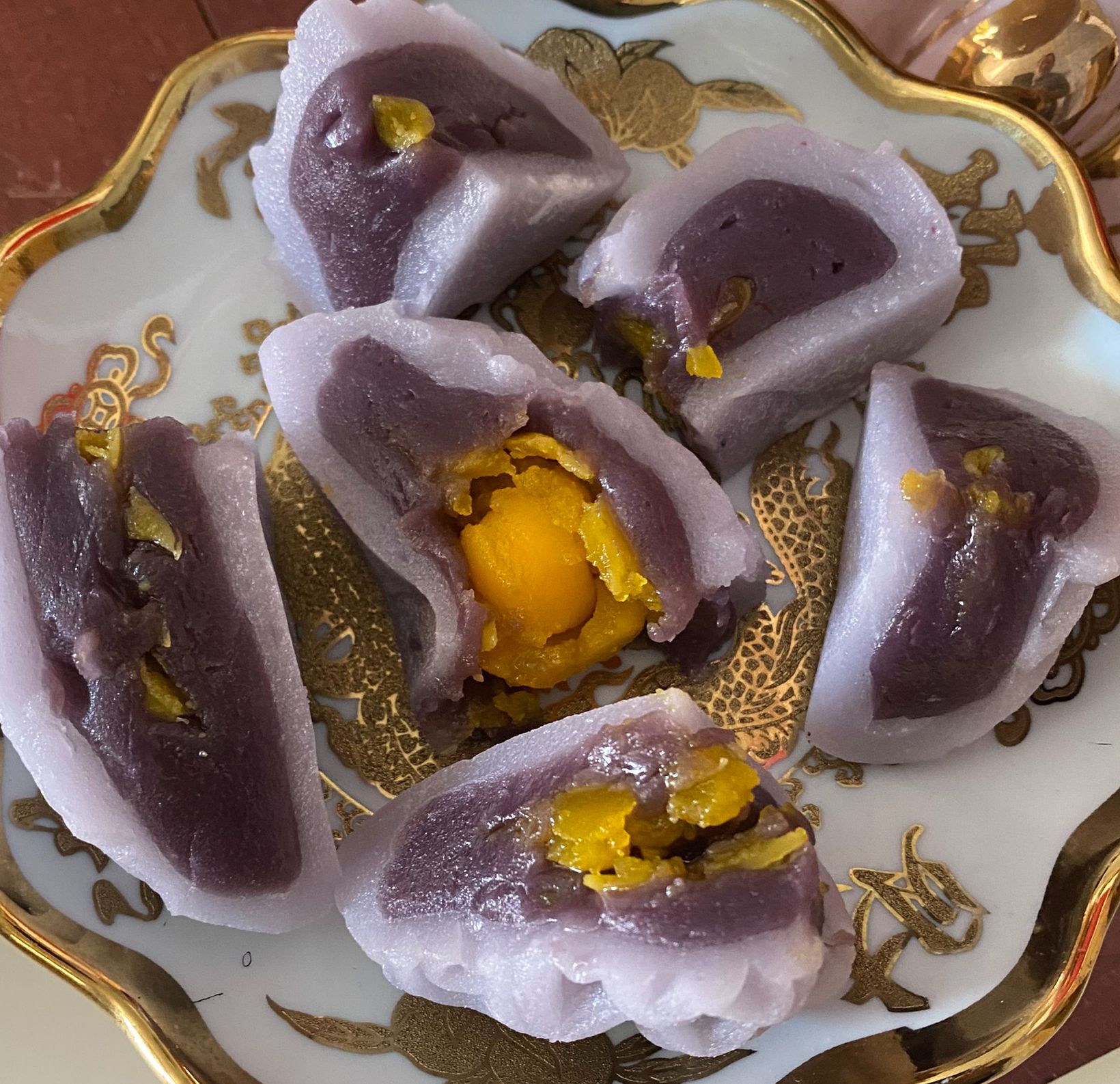 (HCM)  Bánh trung thu DẺO KHOAI MÔN (200gram 1 TRỨNG) Tân Dân Lợi