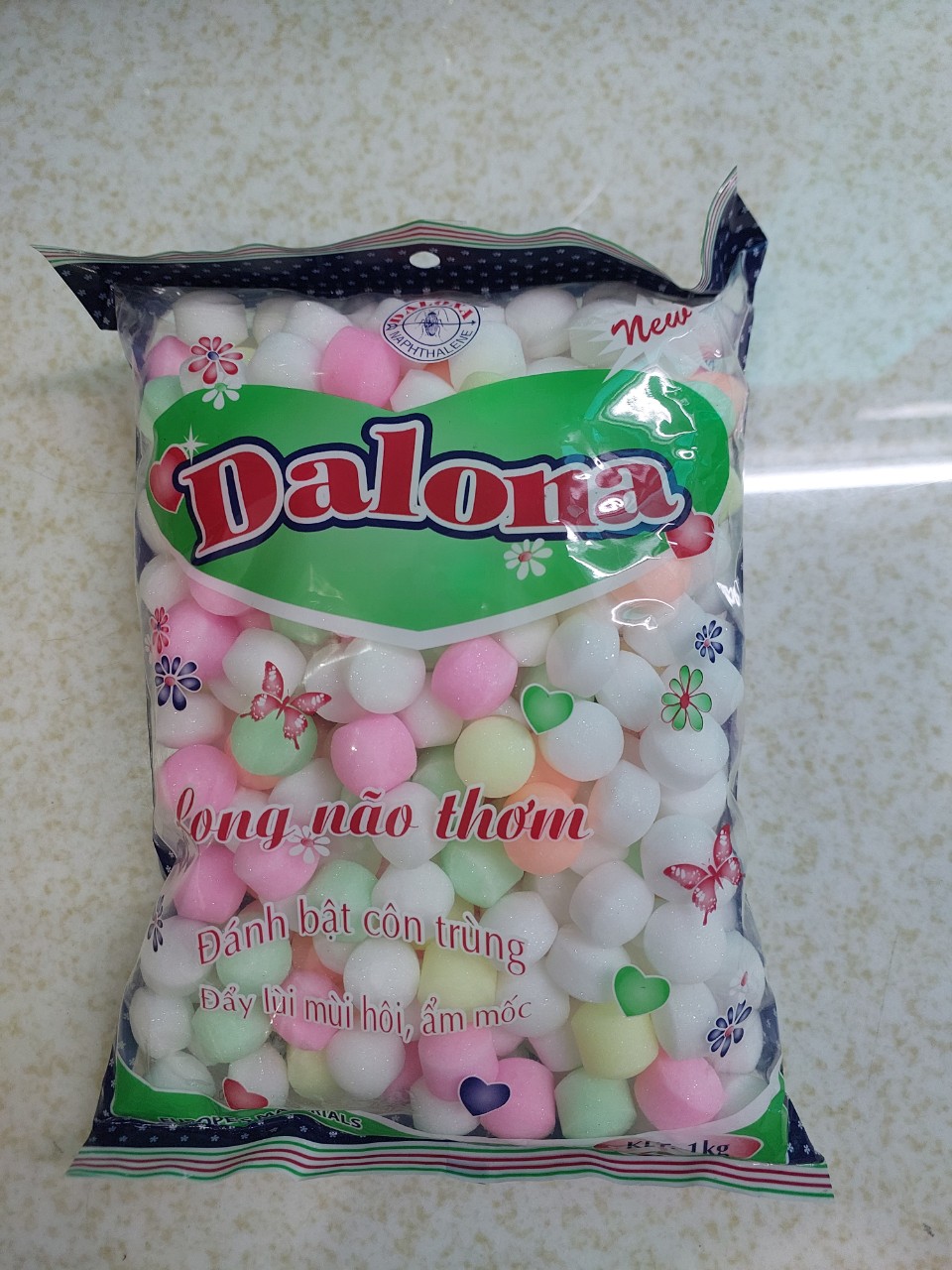 Gói băng phiến - Long não thơm Dalona 1 KG - đuổi gián, chuột hiệu quả