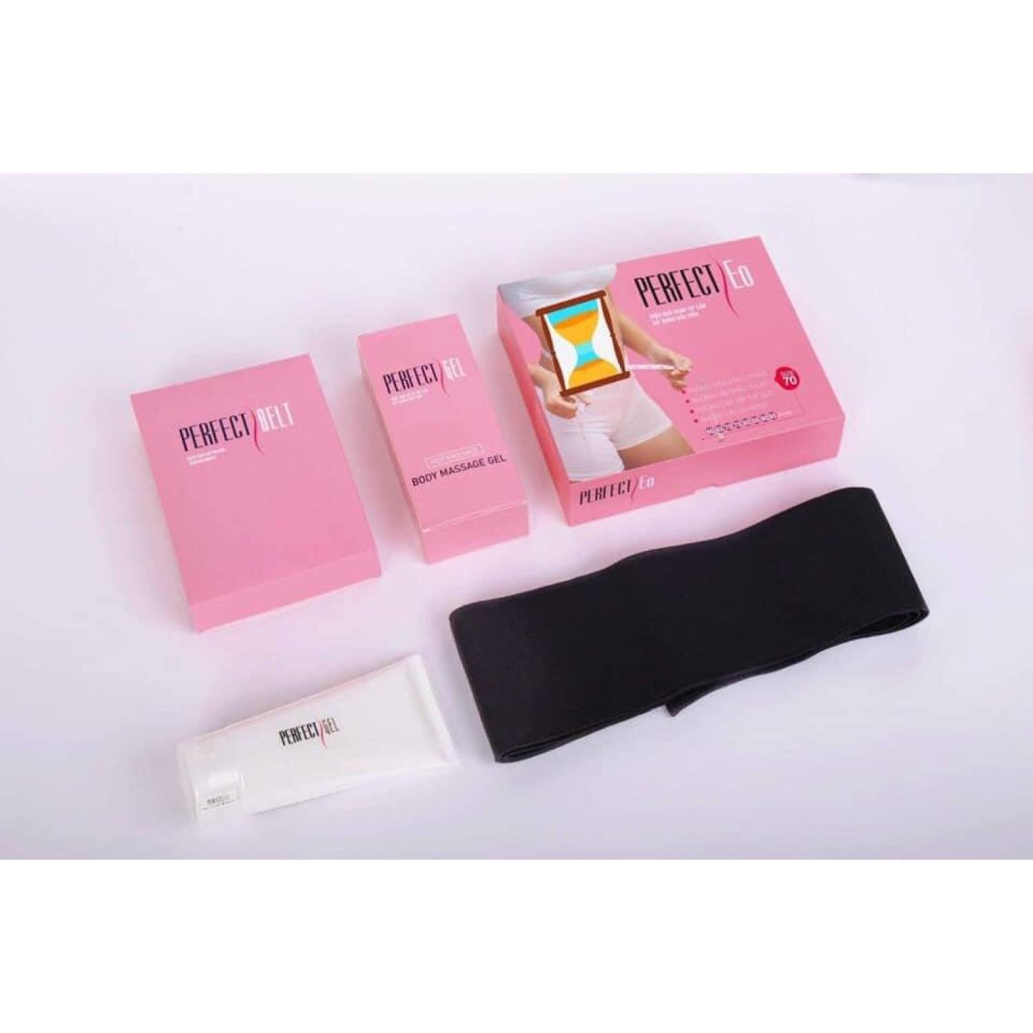Combo đai nịt bụng kèm ɡel bôi giảm mỡ bụng perfect eo