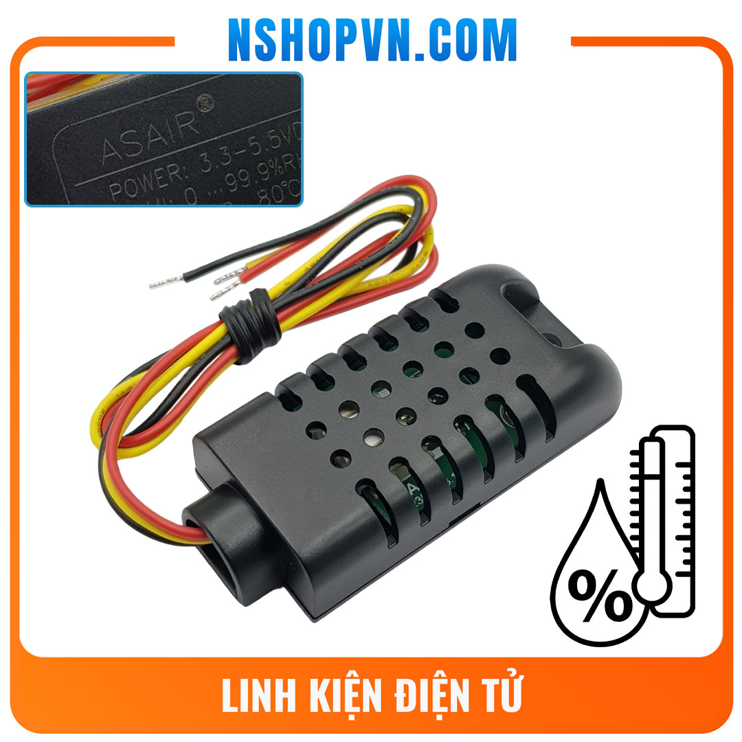 Cảm biến độ ẩm, nhiệt độ dht21 asair