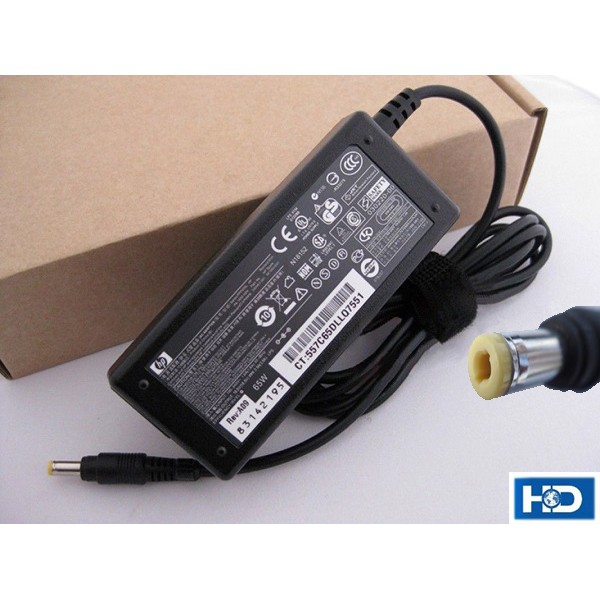Sạc Laptop Hp-Compaq Chân Vàng 19.5-3.42a