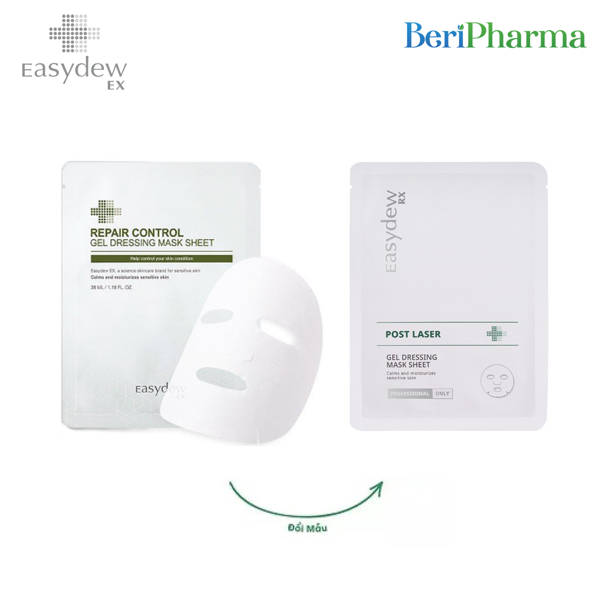 Easydew Ex Mặt Nạ Cấp Ẩm Repair Control Gel Dressing Mask Sheet