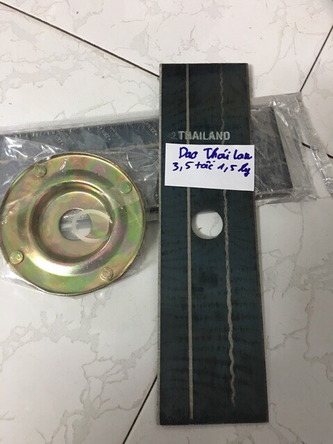 Lưỡi phát cỏ 35 tấc 15 ly + ổ cước 4 chấu