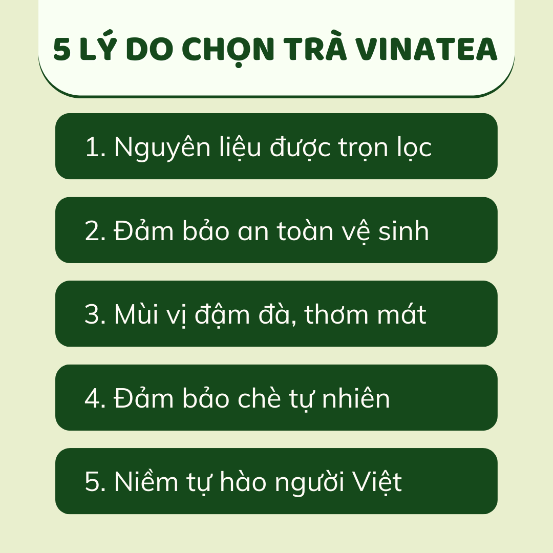Trà Vinatea Nhài lon 80g