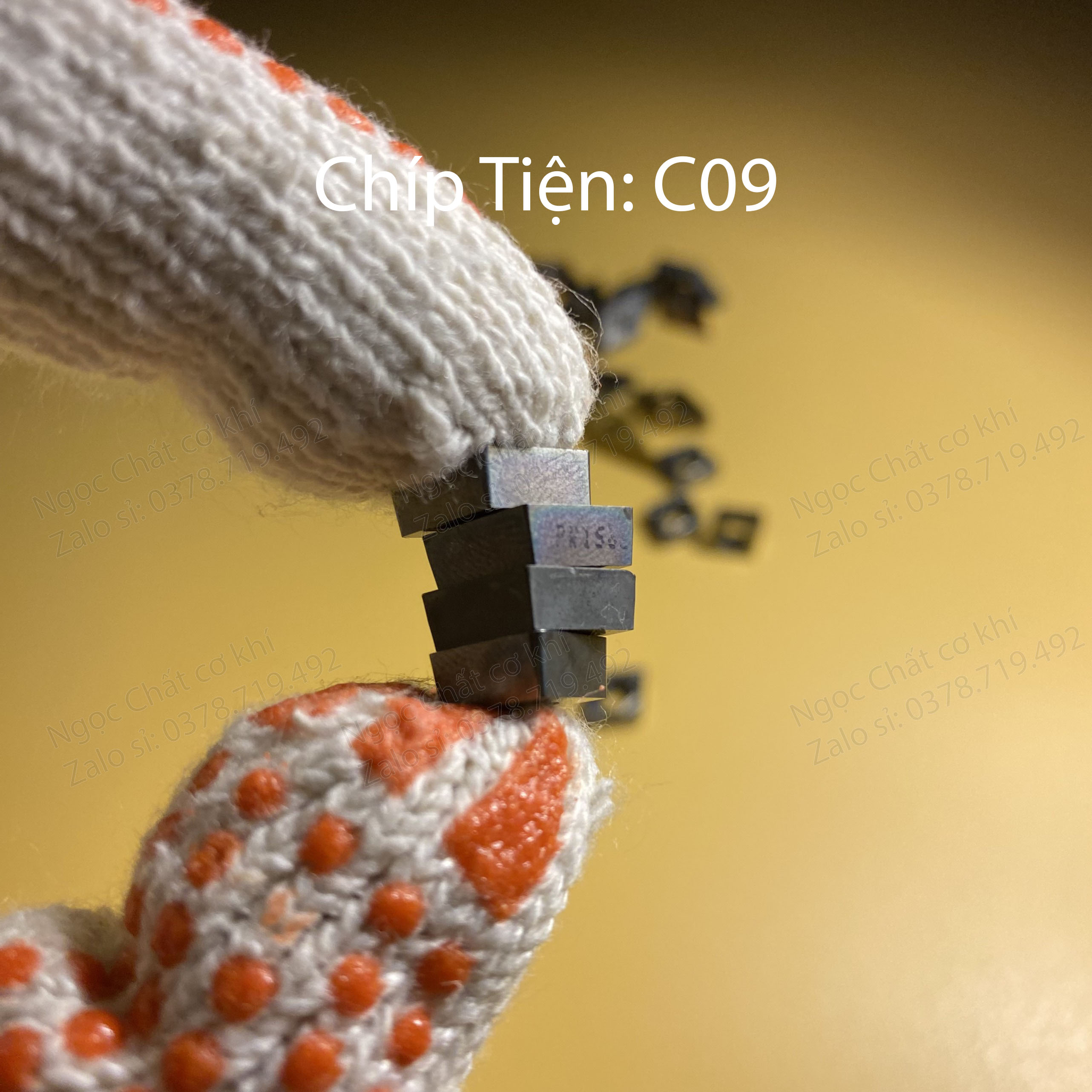 Mảnh chip tiện móc lỗ C09 Nhật lướt (có sỉ)