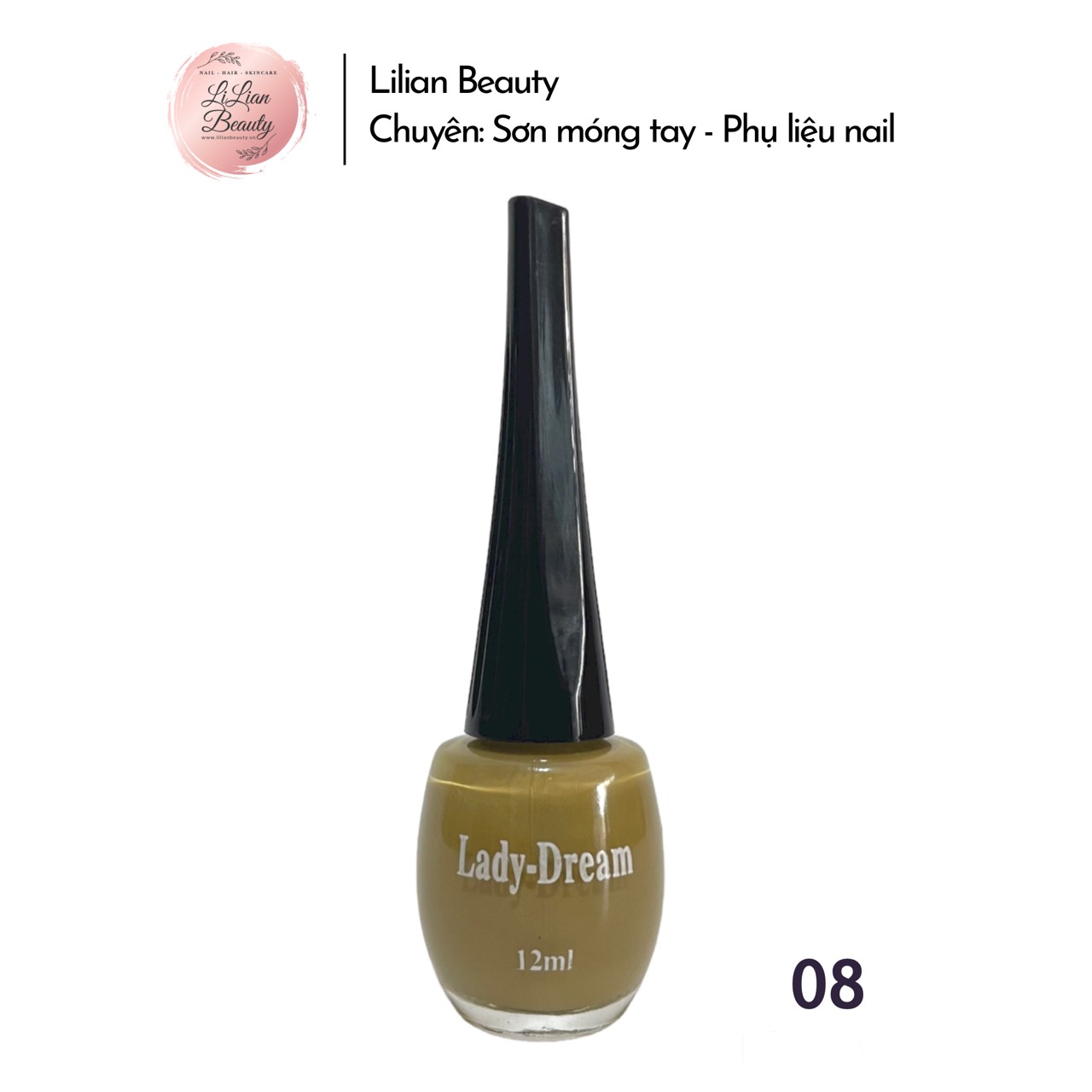SƠN MÓNG TAY LADYDREAM - TÔNG MÀU SỮA