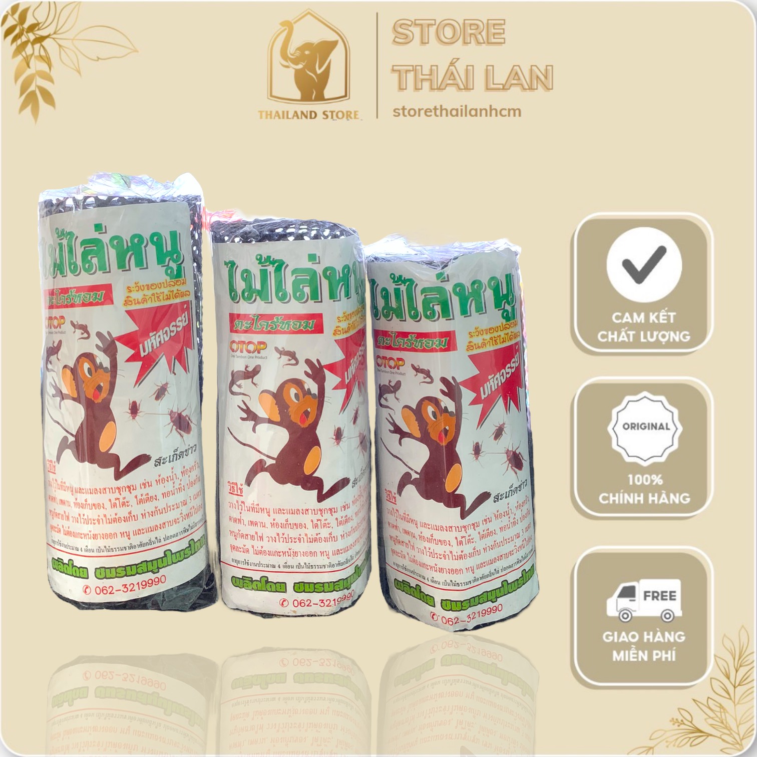 [COMBO 10] Túi treo đuổi chuột Thái Lan OTOP