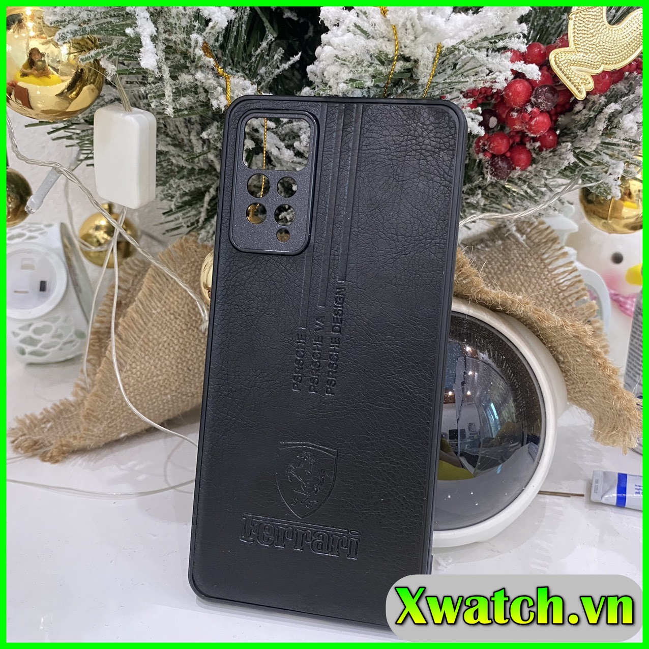 Ốp lưng da Ferari Vsmart live / Live 4 / Joy 3  / Star / Bee 3 / Joy 1 plus