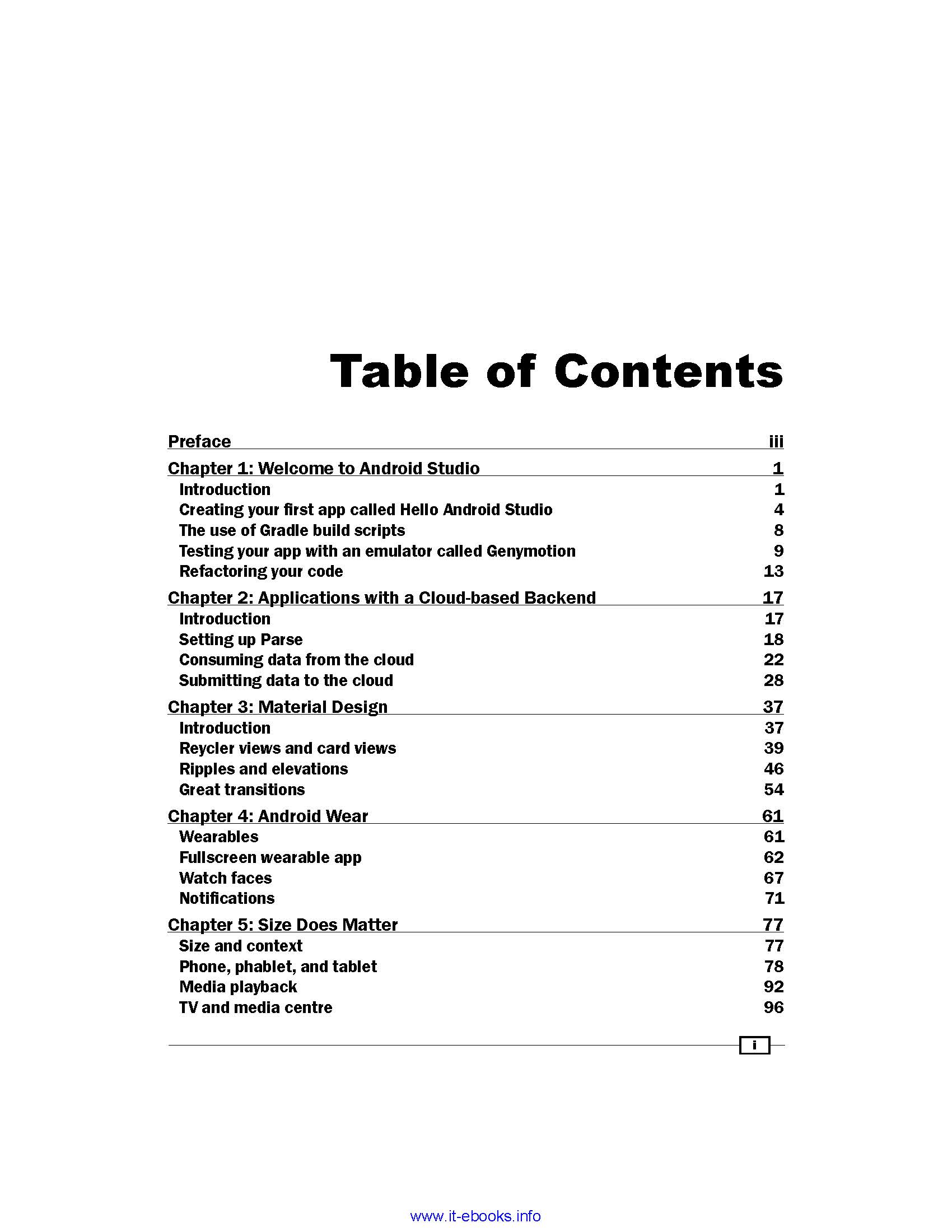 Android Studio Cookbook