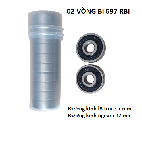 02 vòng bi 697 RBI chất lượng cao