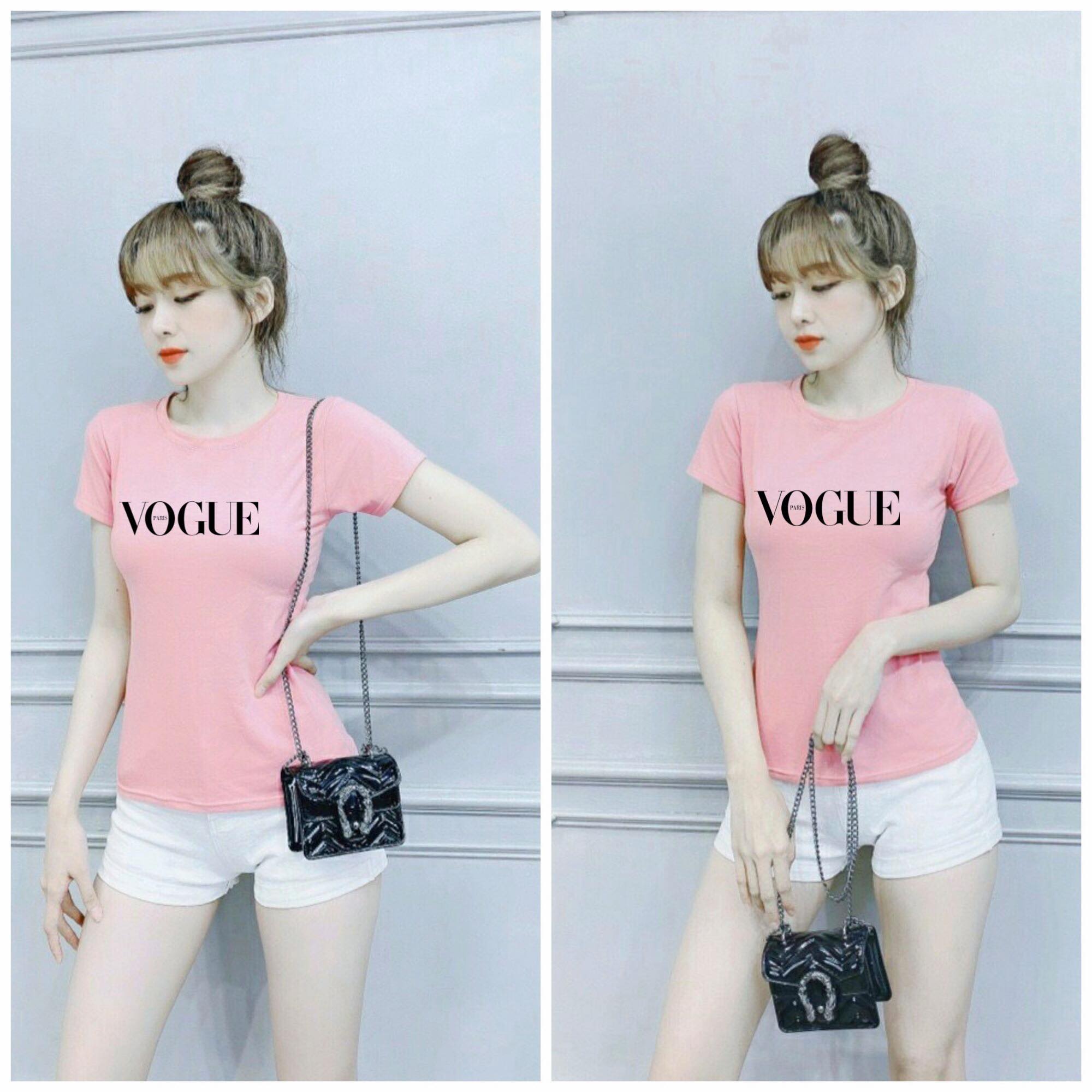 Áo thun nữ MXM cổ tròn form ôm body in chữ thun cotton 4 chiều cực tôn dáng từ 40-52kg ( ANU041 )