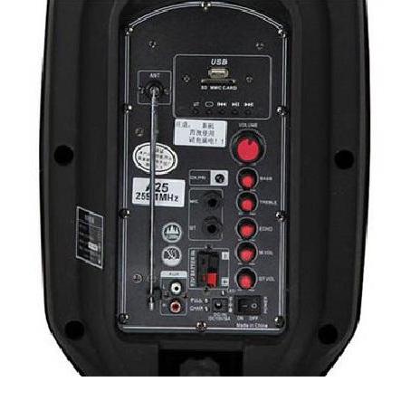 [HCM]Loa kéo Bluetooth Temeisheng A25 (2 tấc) + 1 micro + USB Kingston (Đen)