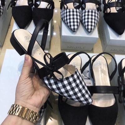 [HCM]Giày sandal bít mũi quai ngang 1p