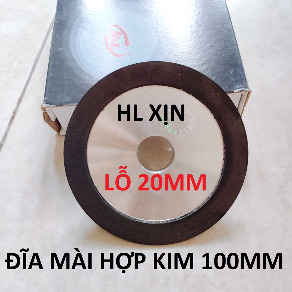 Đĩa mài lưỡi cưa 100mm lỗ 20mm HL cao cấp / Đĩa mài rửa lưỡi cưa hợp kim, đĩa mài hợp kim