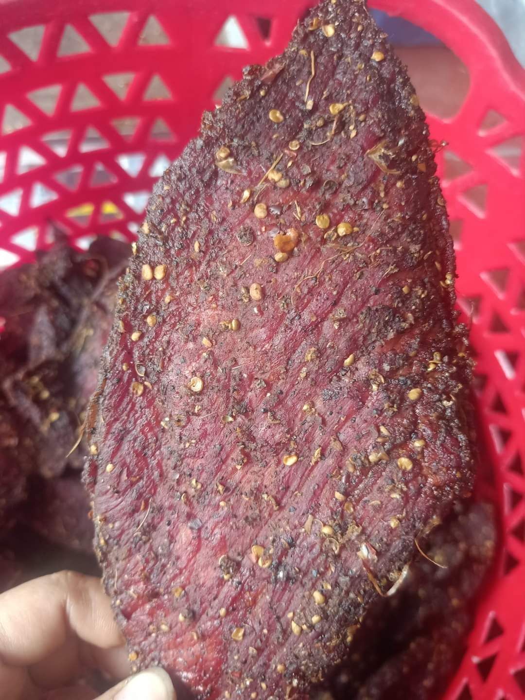Thịt Lợn Khô Gác Bếp 500gr Tặng Kèm Chẳm Chéo