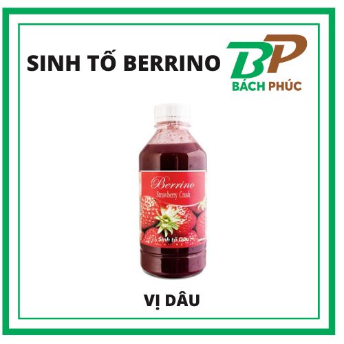 Sinh tố berrino dâu tây – 1 lít- kho pha chế bách phúc đà nẵng kho pha chế đà nẵng