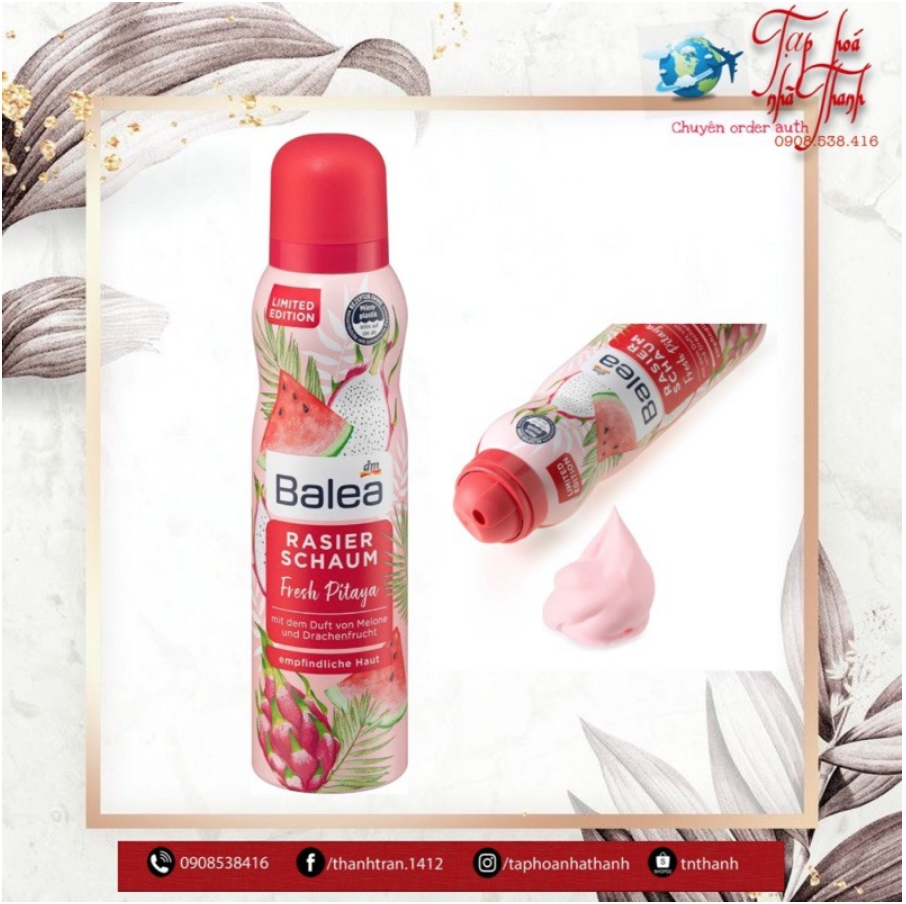 Bọt cạo lông Balea làm mềm da