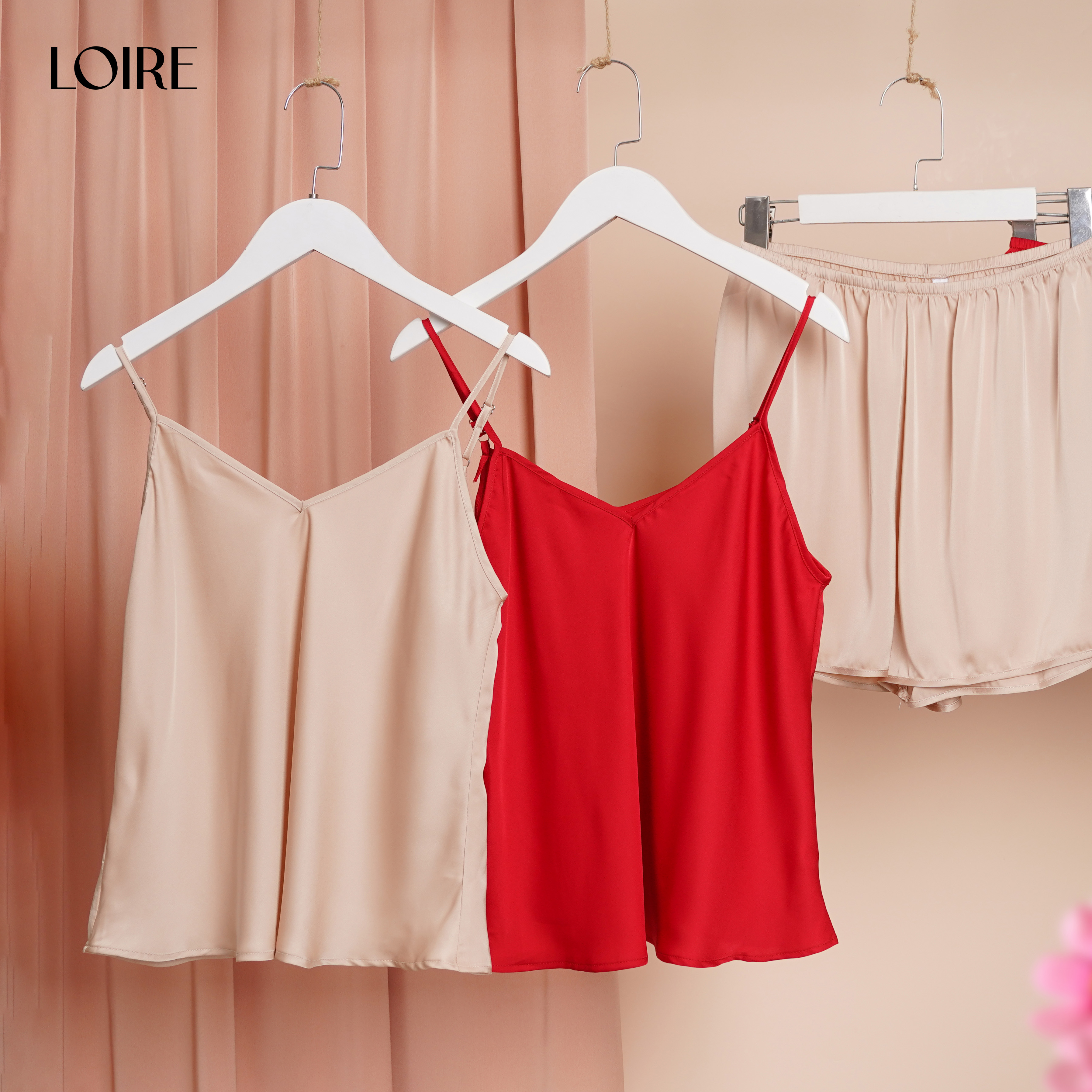 Bộ Đồ Ngủ 2 Dây Basic Loirechic BHDN01