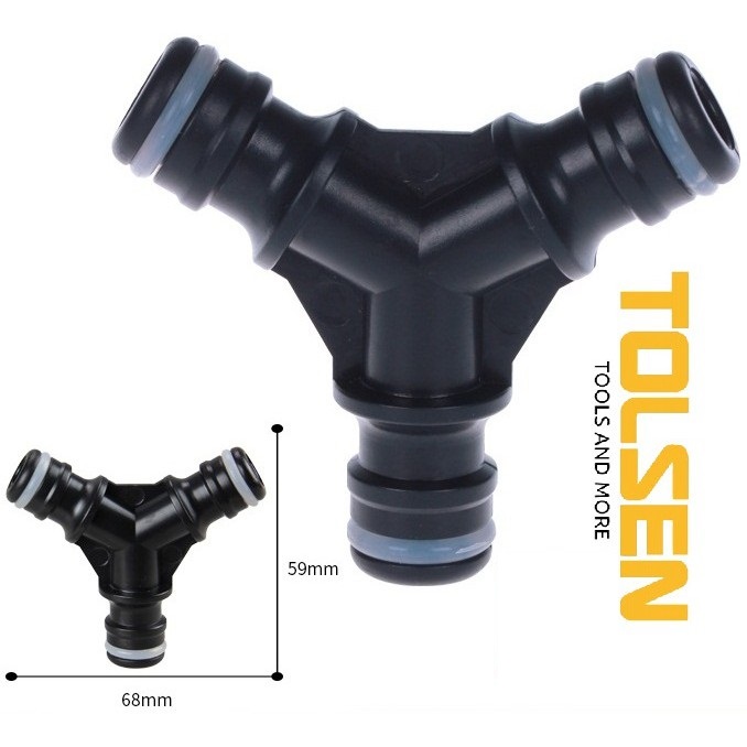 Khớp nối nhanh 3 chiều tolsen 57113 khớp nối ống nước