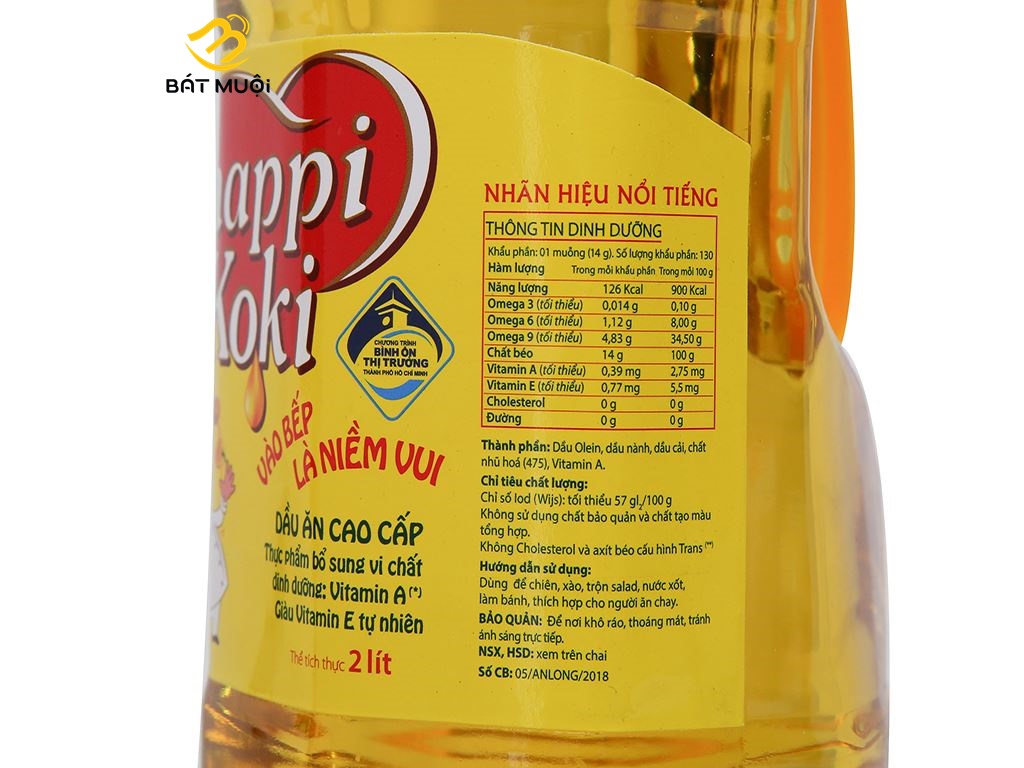 Dầu ăn cao cấp chai 2 lít - BAT MUOI