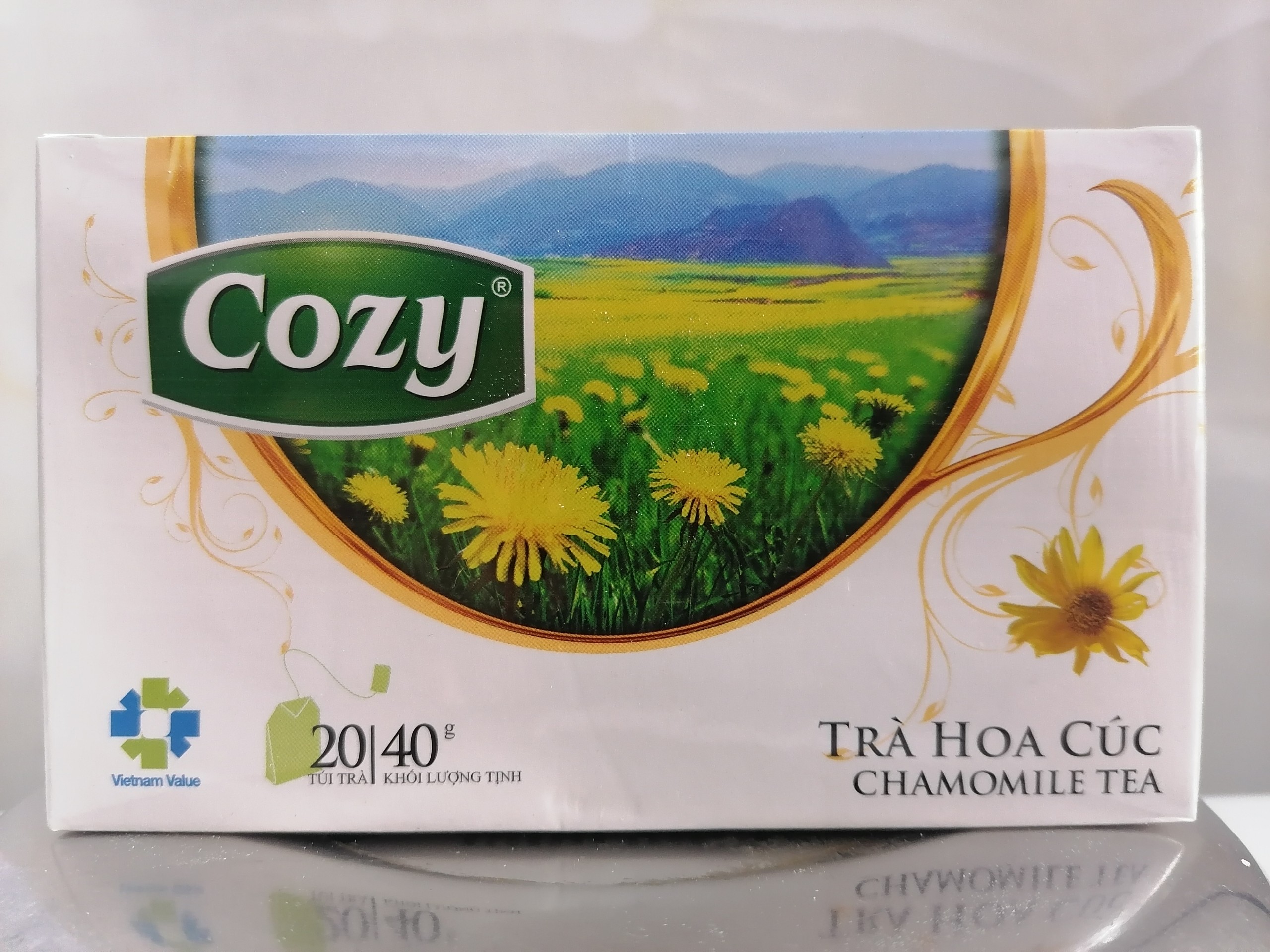 [Hộp 40g] TRÀ HOA CÚC TÚI LỌC [VN] COZY Chamomile Tea (bph-hk)