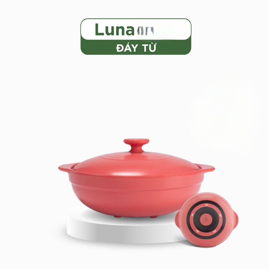 Nồi Luna sứ Minh Long xài bếp từ - nồi luna sứ minh long bếp từ