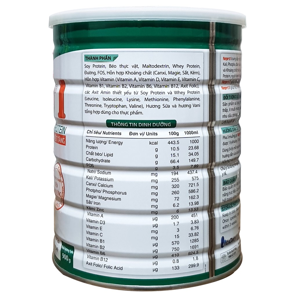 Sữa Bột Dinh Dưỡng Nepro 1 lon 400g (Dành Cho Người Bệnh Thận)