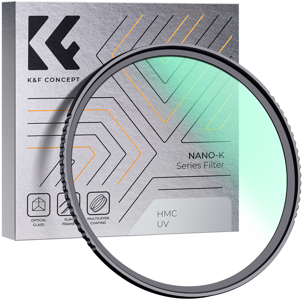 K&F CONCEPT NANO-K MC UV  Filter Slim With 3 cleaning cloths