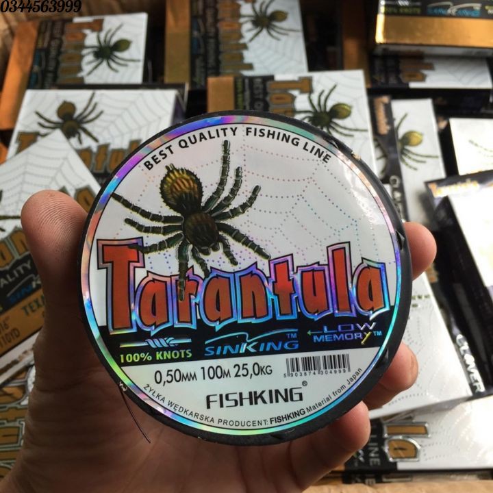 Cước Câu Cá Nhện TARANTULA  (cam kết đổi trả trong 2 tuần đầu)