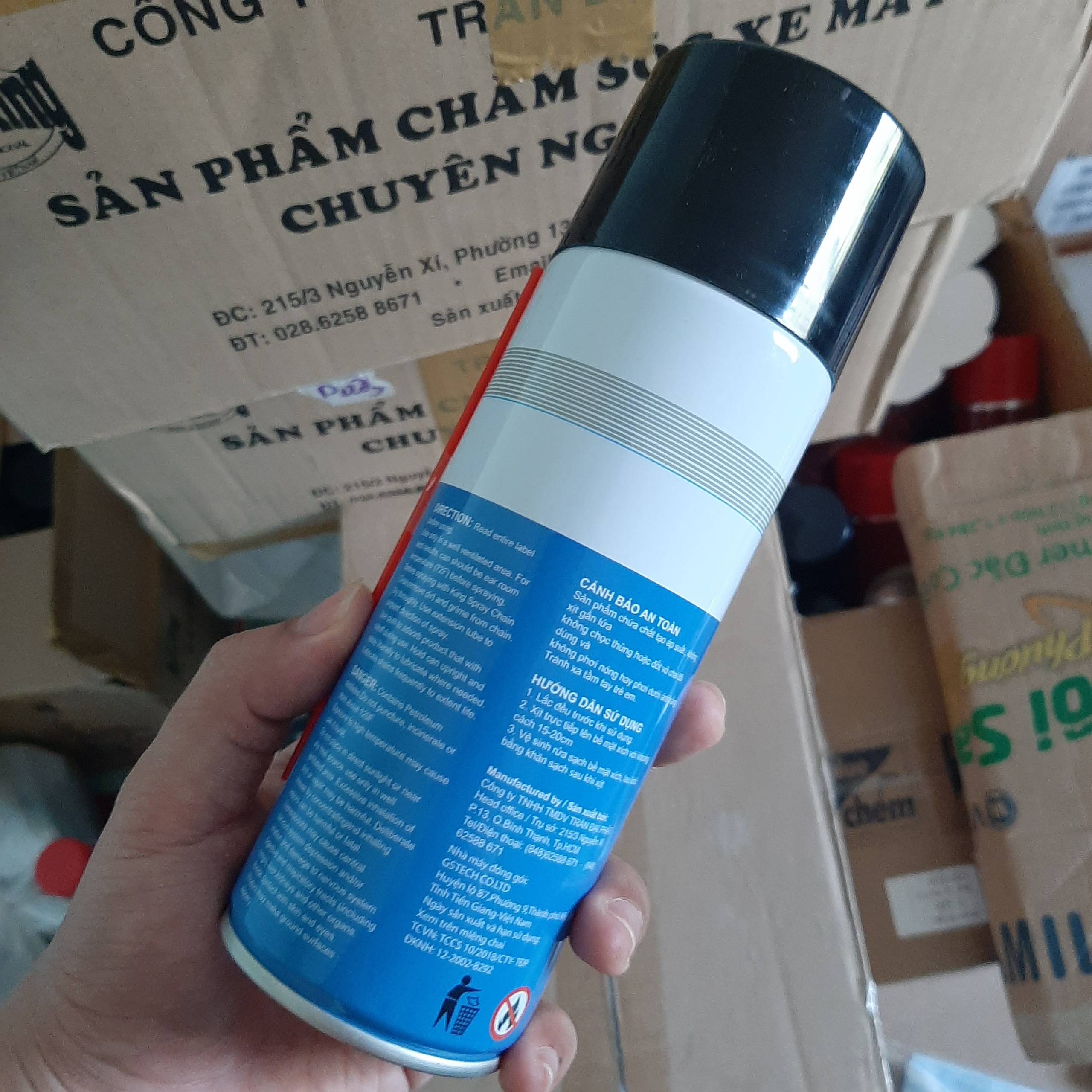 Rửa sên Sprayking Chain Clean 400ml và bàn chải 3D