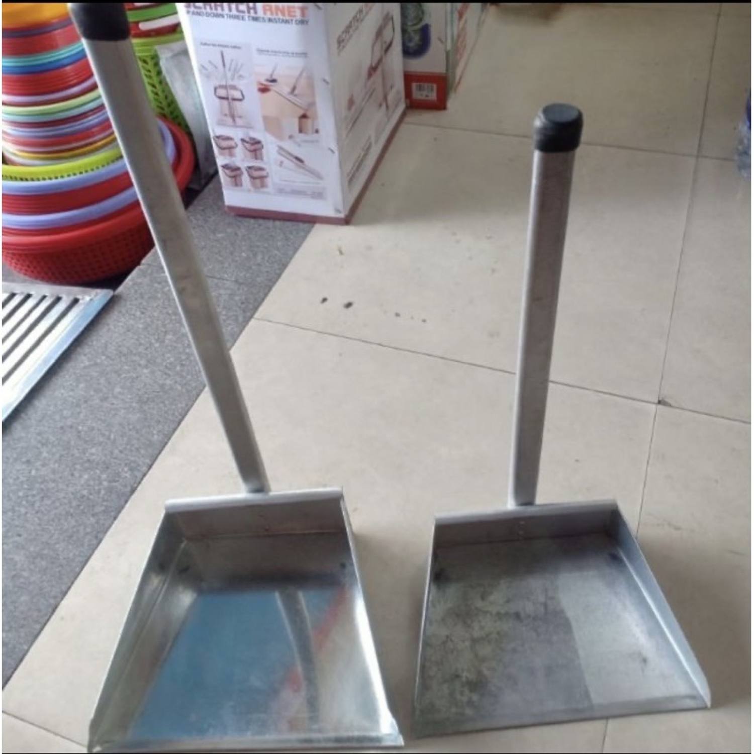 Ki hốt rác inox, nhôm loại dày có sẵn