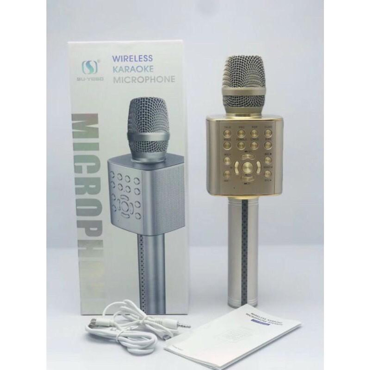 Micro Bluetooth Hát Karaoke Không Dây YS-97 Đa Năng, Micro Bluetooth, Micro không dây, mic bluetooth, mic karaoke, mic thu âm, mic karaoke không dây (bảo hành 12 tháng)