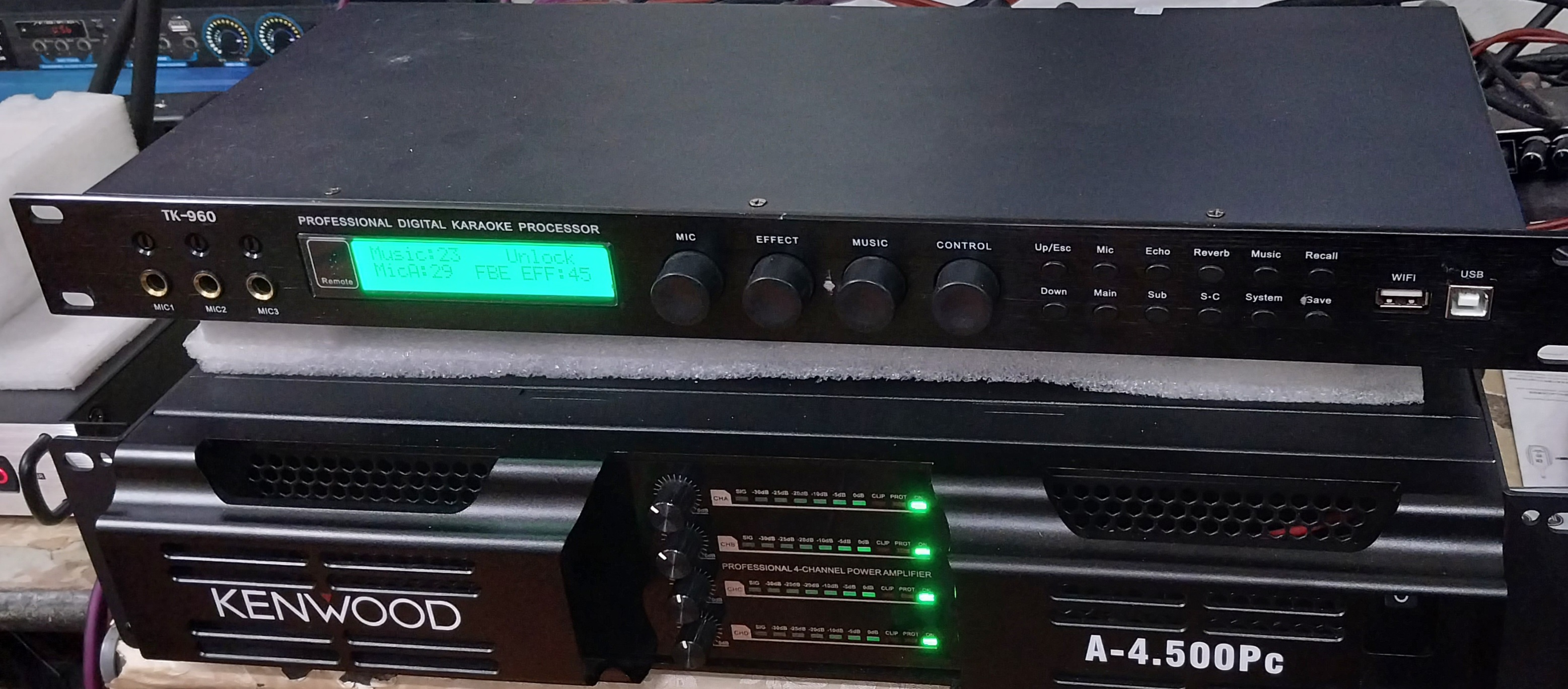 vang số karaoke B3-TK960-X6 Cài sẵn 4 chế độ