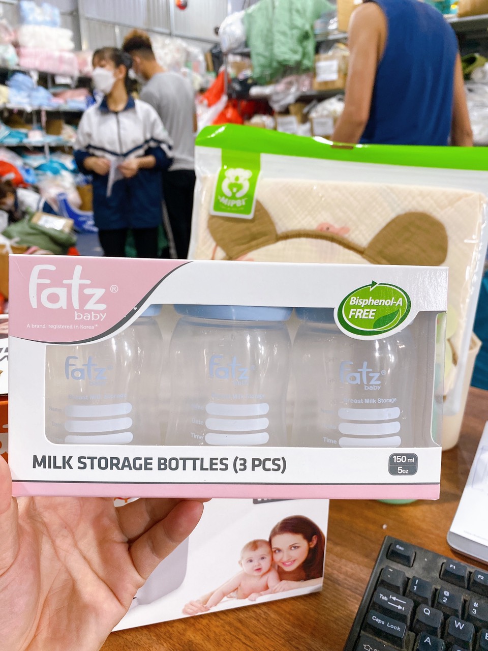 Bình trữ sữa 150ml (bộ 3 bình) Fatzbaby