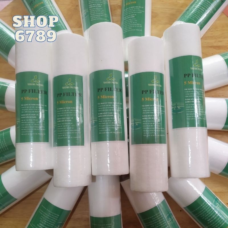 Lõi Lọc Nước Nesca Số 1 PP 10inch Không Đầu Bịt FREESHIP Dùng Cho Các Loại Máy Lọc Nước RO