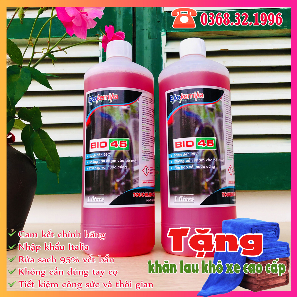 Nước rửa xe không chạm Bio45 - 1L