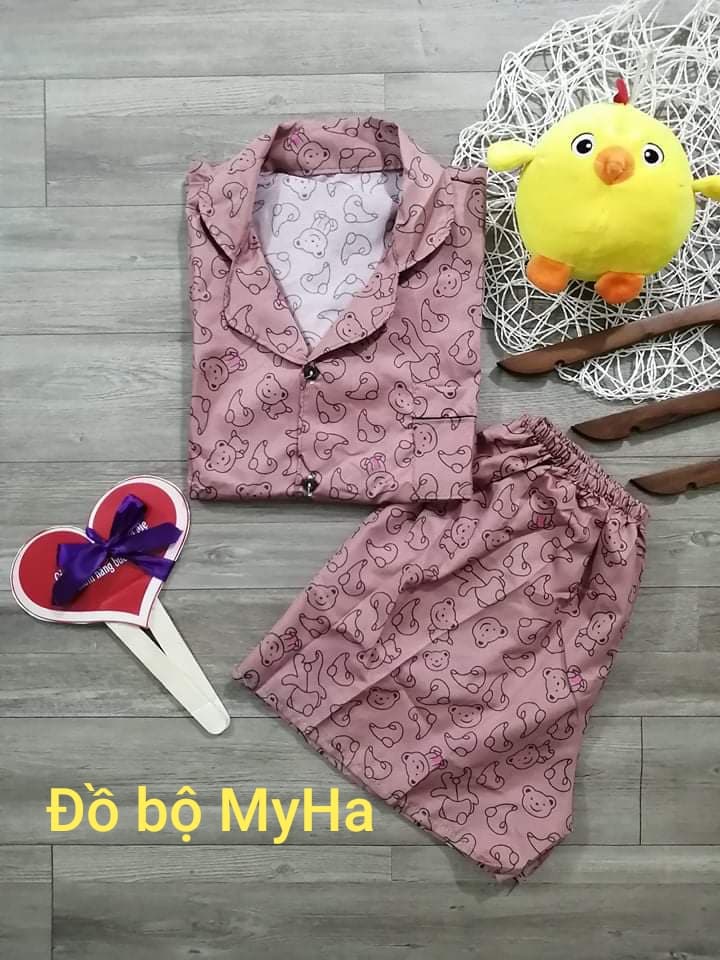 [HCM]Đồ Bộ pijama Kate Thái Đùi  ( mã 1 )
