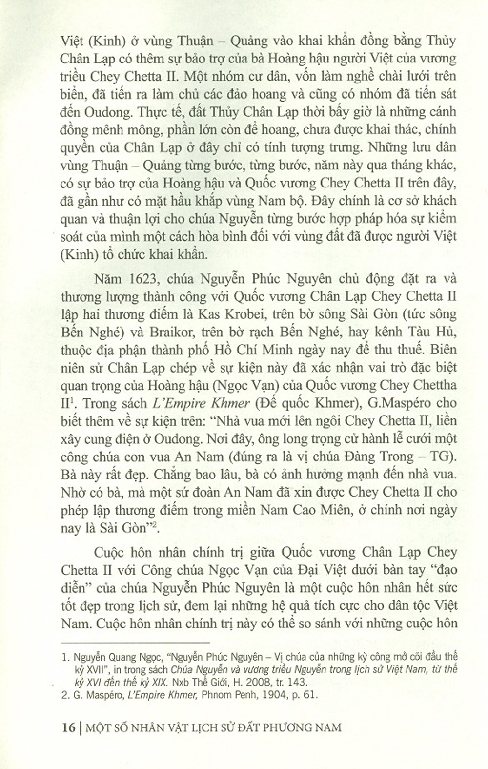 Một Số Nhân Vật Lịch Sử Đất Phương Nam