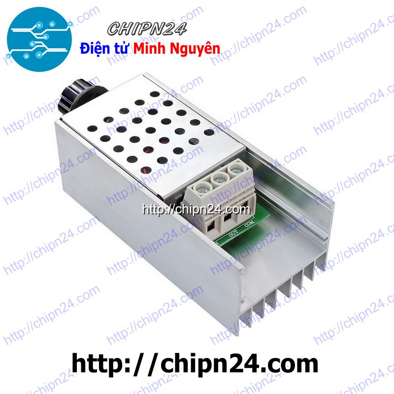 [1 cái] Dimmer AC 220V 10000W có vỏ