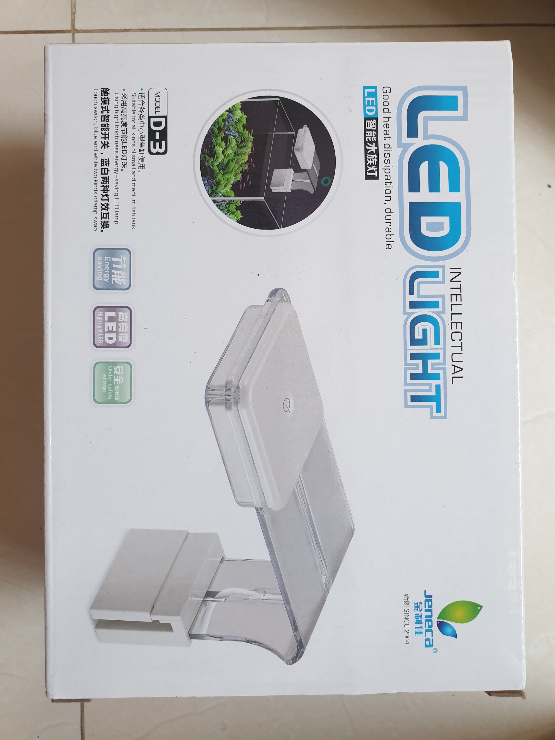 Led Kẹp Siêu Sáng Cho Hồ Cá Cảnh 3.8W - Jeneca D3