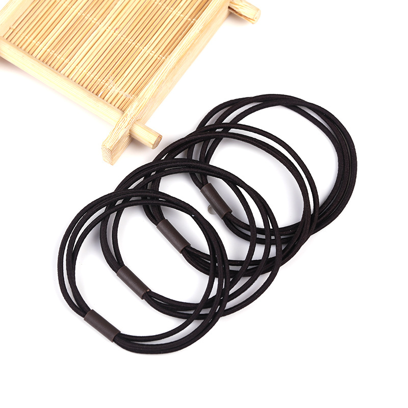 Combo 10 dây buộc tóc trơn nhiều màu phong cách Hàn Quốc