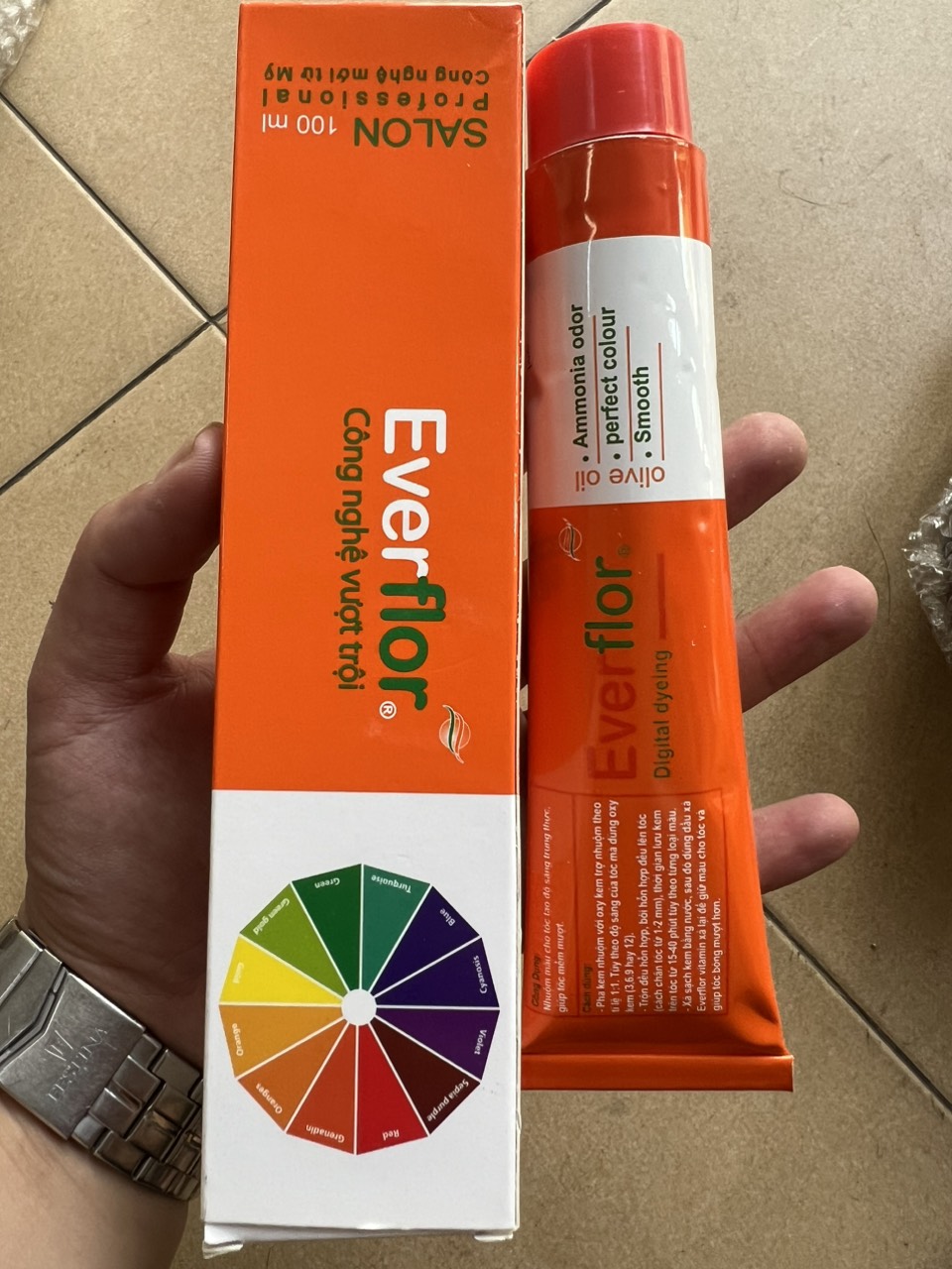 Thuốc Nhuộm Tóc Everflor Nano 100ml
