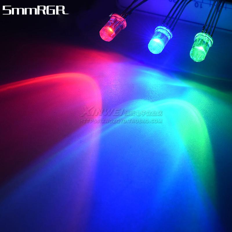 Combo 10 Led trong RGB 5mm- Linhkiendientusv.vn
