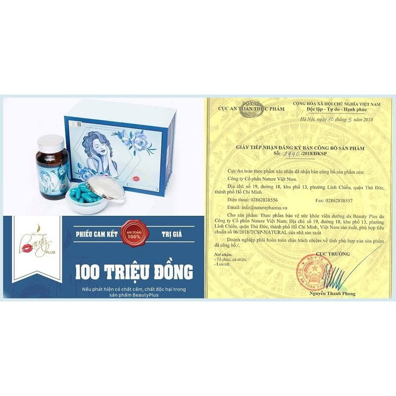 Viên Uống Trắng Da Cao Cấp Beauty Plus