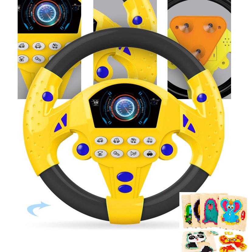 Đồ Chơi Vô lăng Xe Hơi Cho Bé - Kèm âm thanh vui nhộn sản phẩm đồ chơi trẻ em