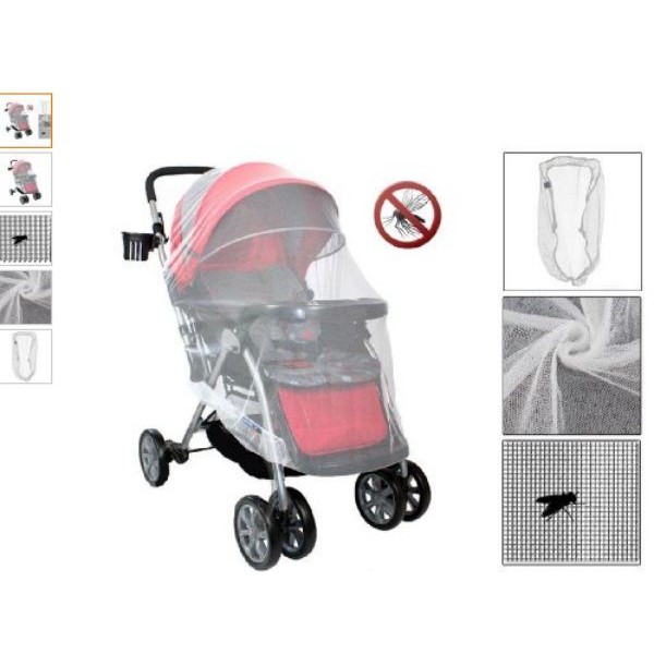 Màn Chụp Chống Muỗi Cho Xe Đẩy Em Bé