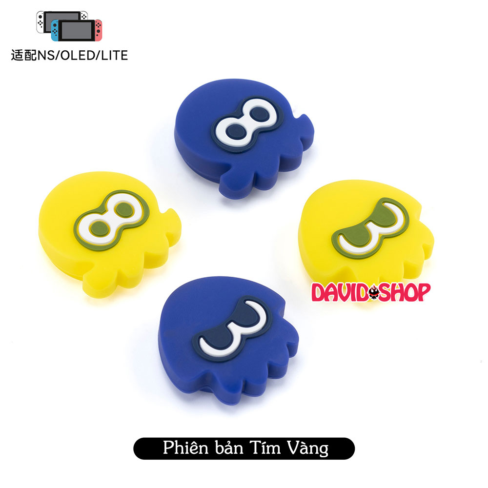 [Moncon] Núm bọc analog Splatoon 3 cao cấp cho Joy-Con - Nintendo Switch OLED, V1, V2, Lite